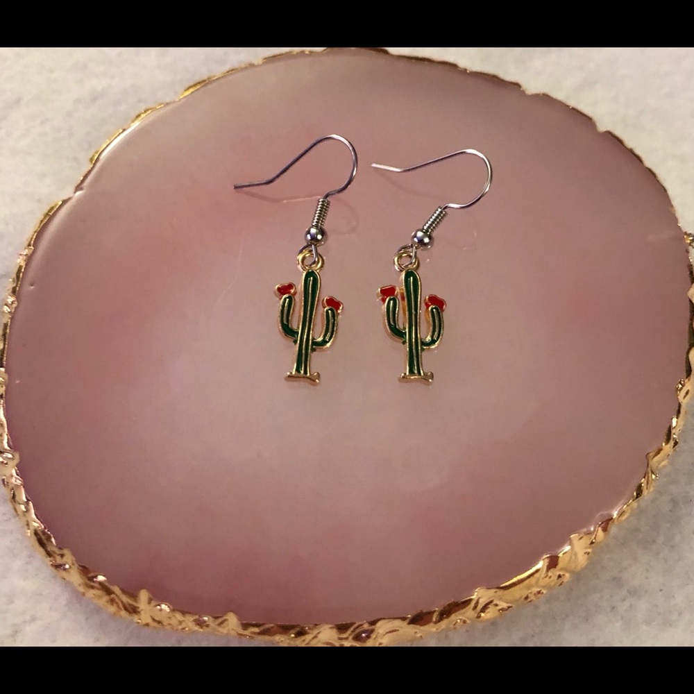 Cactus earrings 🌵